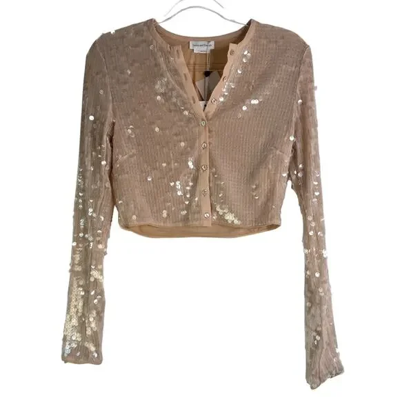 NWT Lovers + Friends X MAGGIE MACDONALD Matching Set Nadia Cardigan Mini Skirt S